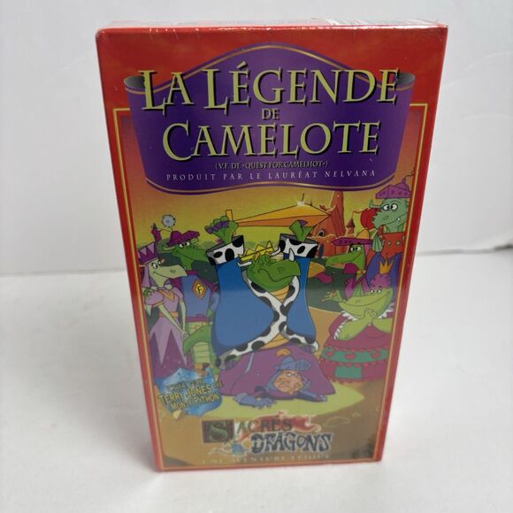 Quest For CamelHot VHS Tape 1998 La Légende De Camelote Spanish Cartoon Sealed - Picture 1 of 7